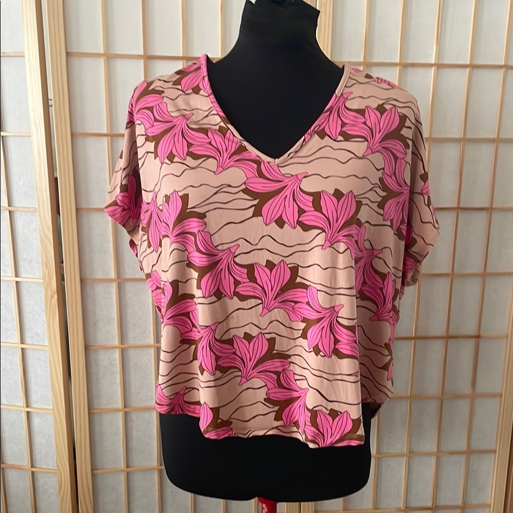 Fighting Eel Relaxed Fit Pink Tee